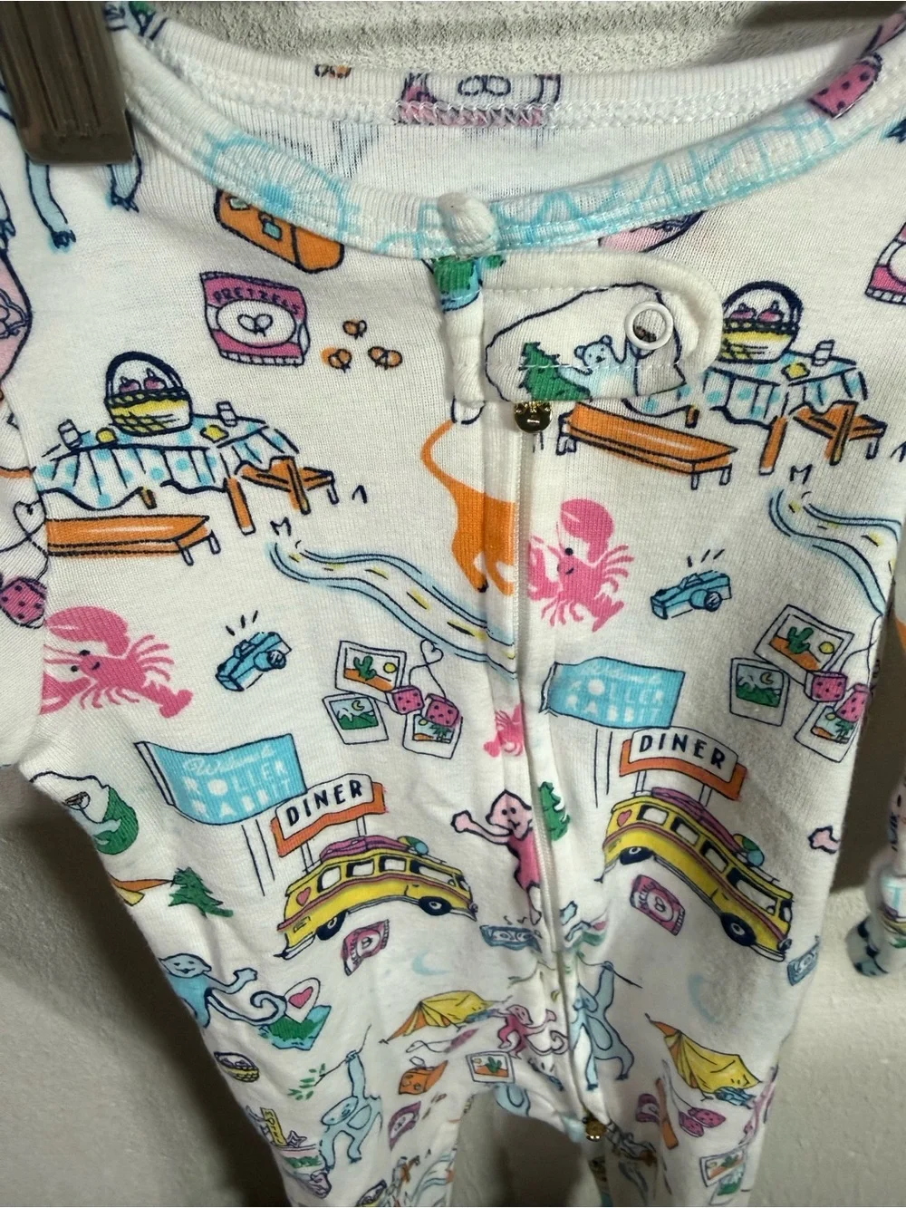 Roller Rabbit Road Trip Bodysuit 3-6 Months